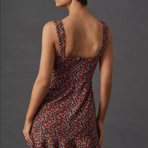 Anthropologie Hutch Ditsy Floral Corset Mini Dress - Picture 9 of 15